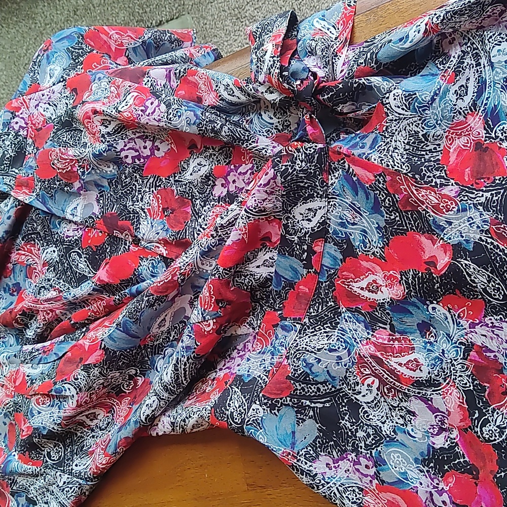 The Kooples Wrap Dress Size 0 Silk - Picture 9 of 13